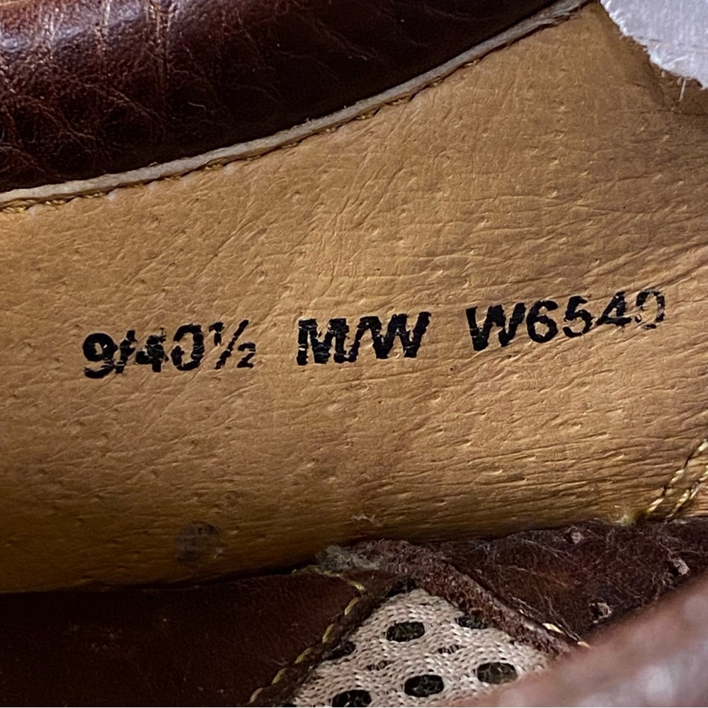 Born Women's Oxfords Ravine Leather Lace-Up Round Toe Shoes CD4 Brown Size 9 - Picture 9 of 10